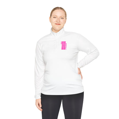 DINK MINDFULLY Unisex Quarter-Zip Pullover