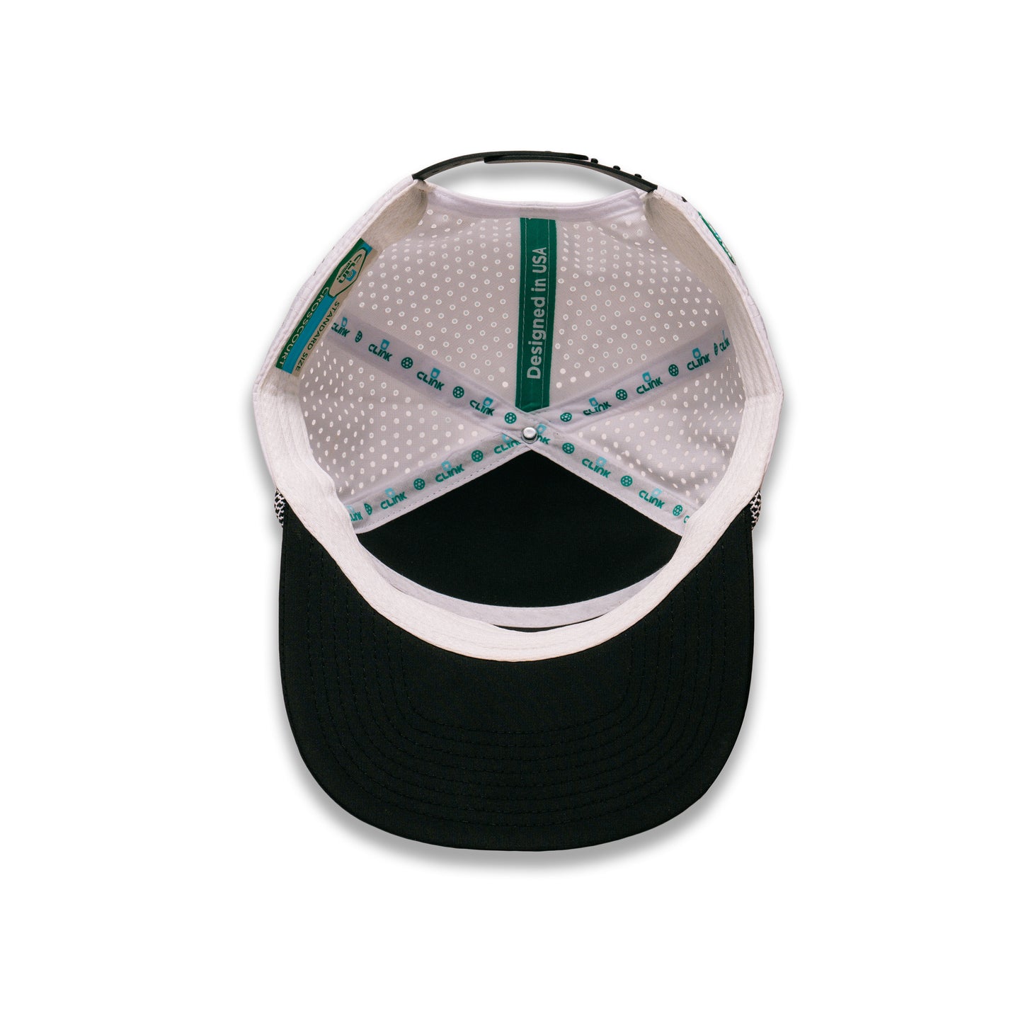 Crosscourt WHT BLK Clink Brand