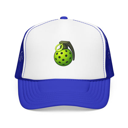 Pickleball Grenade Foam Trucker Hat