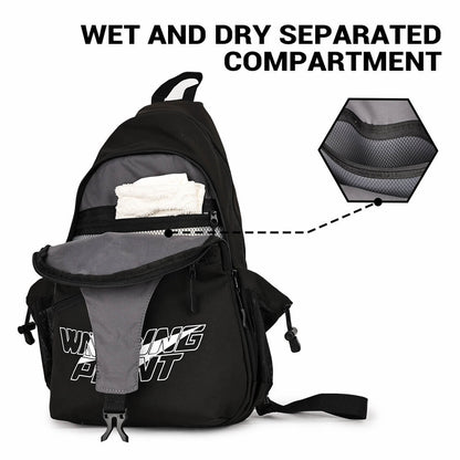 Pickleball Sling Bag - Black