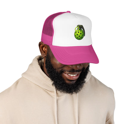 Pickleball Grenade Foam Trucker Hat