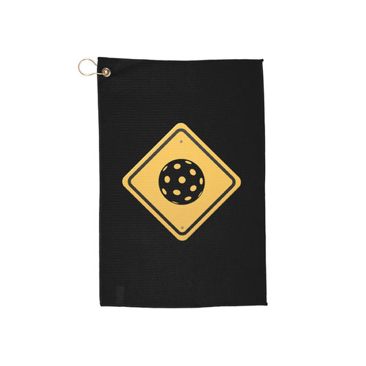 Caution Pickleball Towel