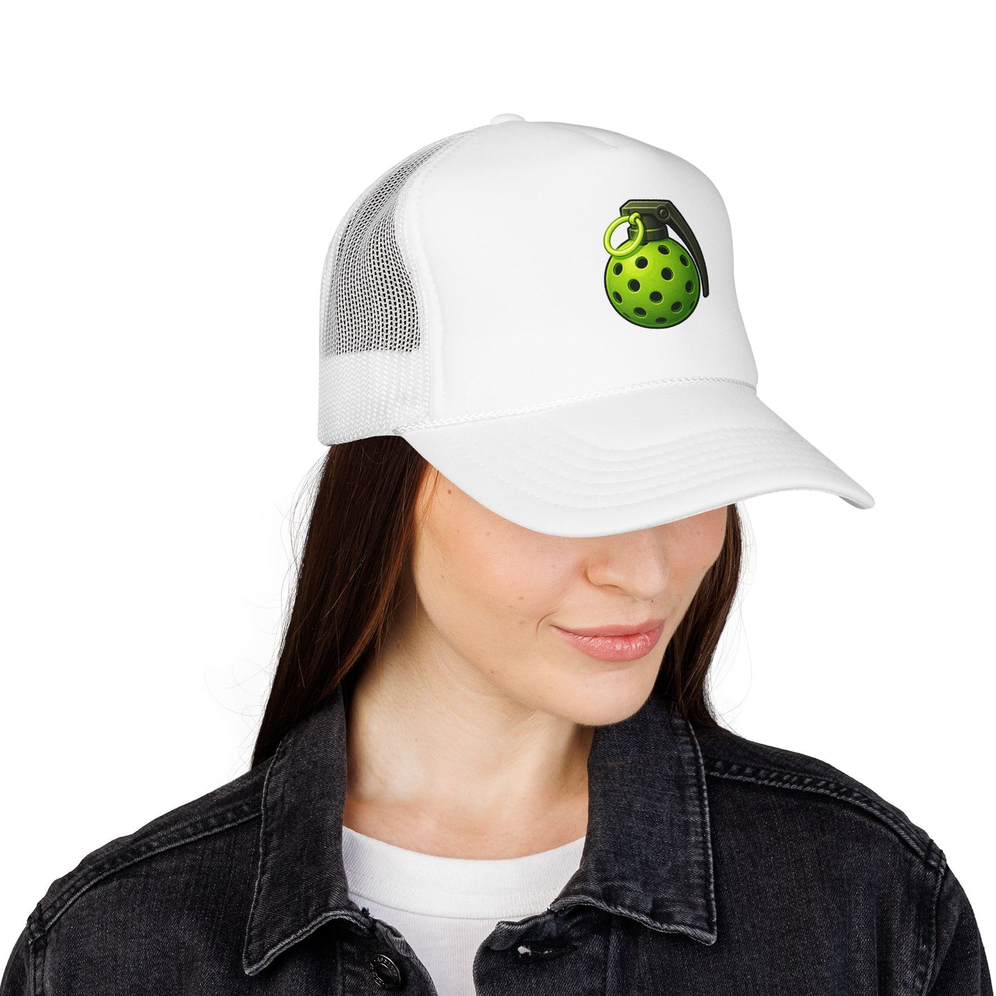 Pickleball Grenade Foam Trucker Hat