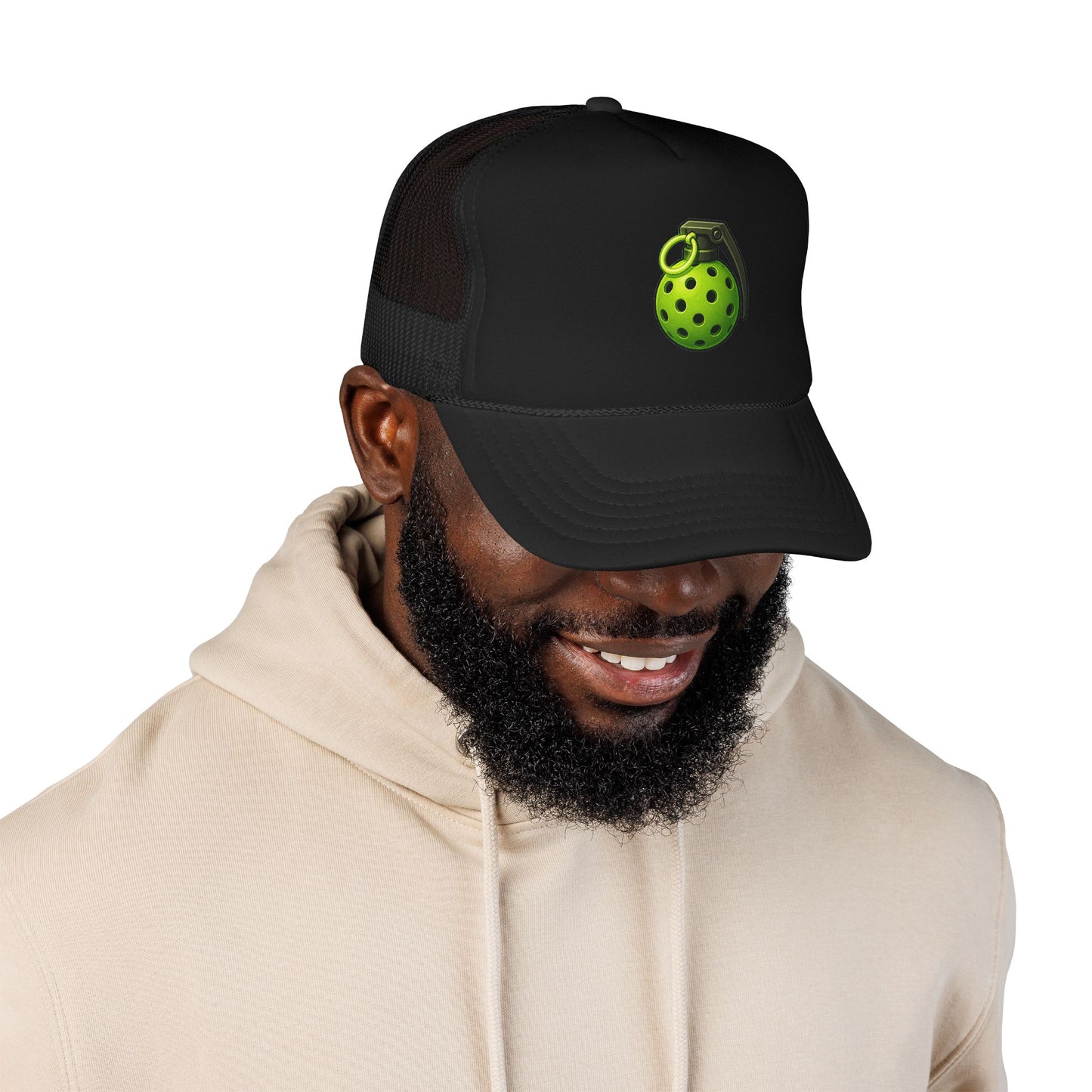 Pickleball Grenade Foam Trucker Hat