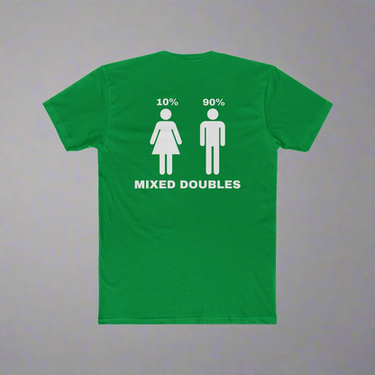 Mixed Doubles Unisex Cotton Crew Tee