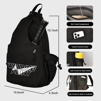Pickleball Sling Bag - Black