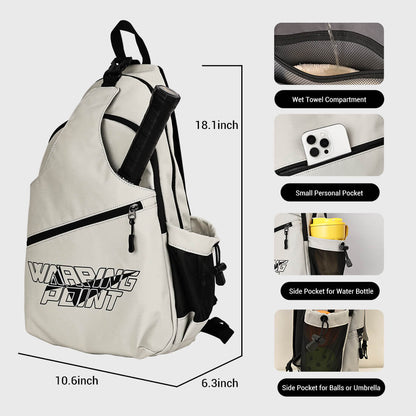 Pickleball Sling Bag - Grey