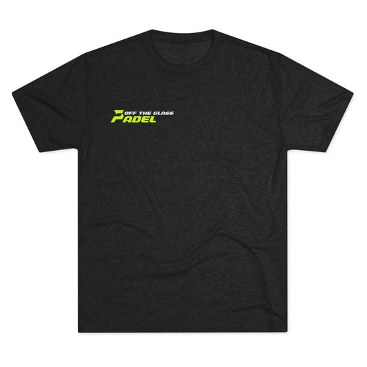 Off The Glass Padel Unisex Tri-Blend Crew Tee