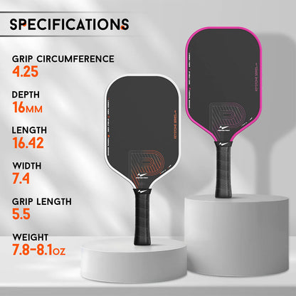 Keystone Pickleball Paddle –  White