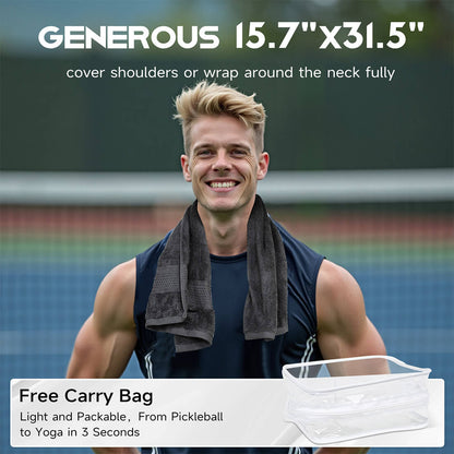 Pickleball Towel - Gray