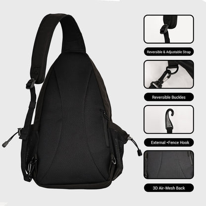 Pickleball Sling Bag - Black