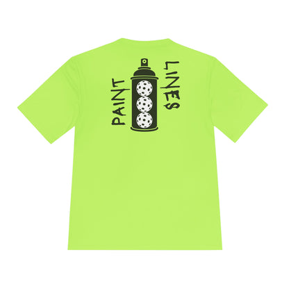 Paint Lines Unisex Moisture Wicking Tee