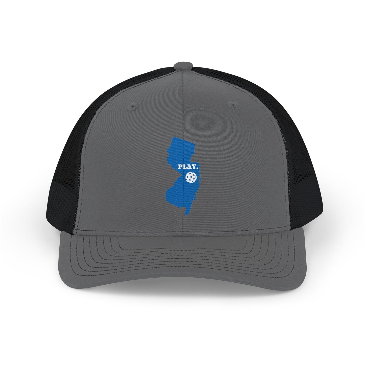 Play Pickleball New Jersey Snapback Trucker Cap
