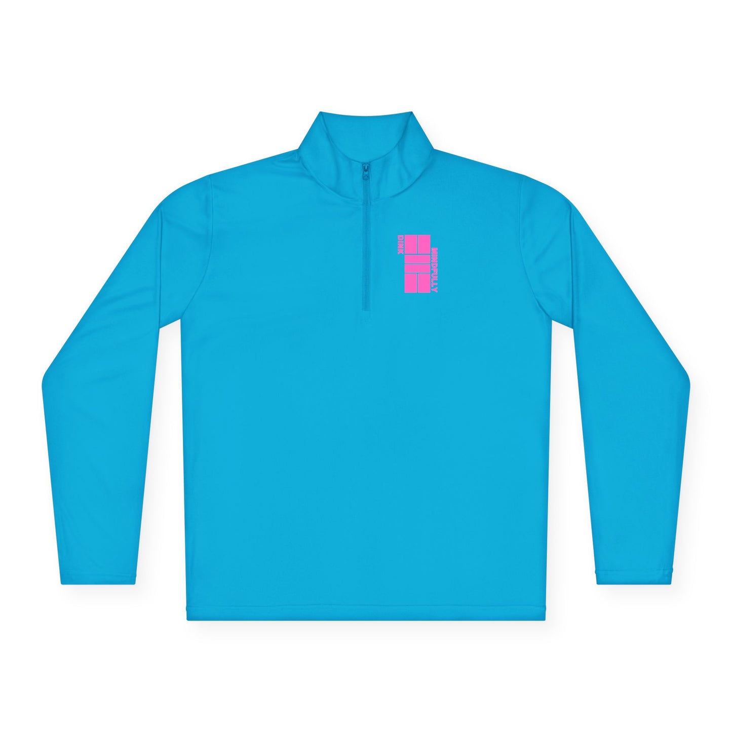 DINK MINDFULLY Unisex Quarter-Zip Pullover