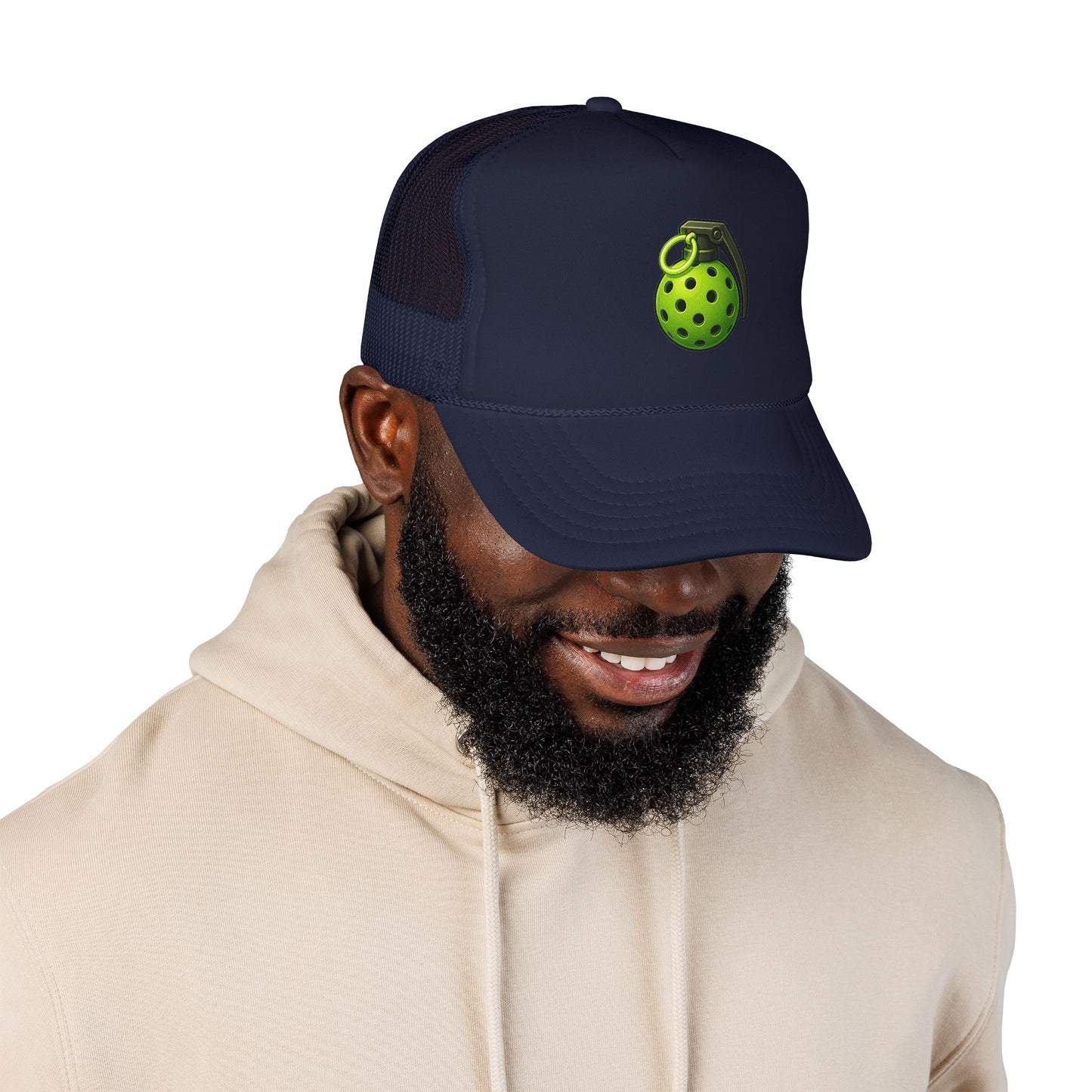 Pickleball Grenade Foam Trucker Hat