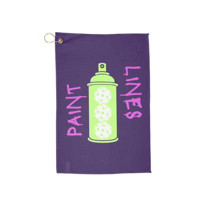 Paint Lines Towel w/clip