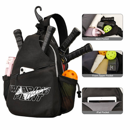 Pickleball Sling Bag - Black