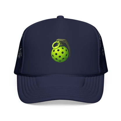 Pickleball Grenade Foam Trucker Hat
