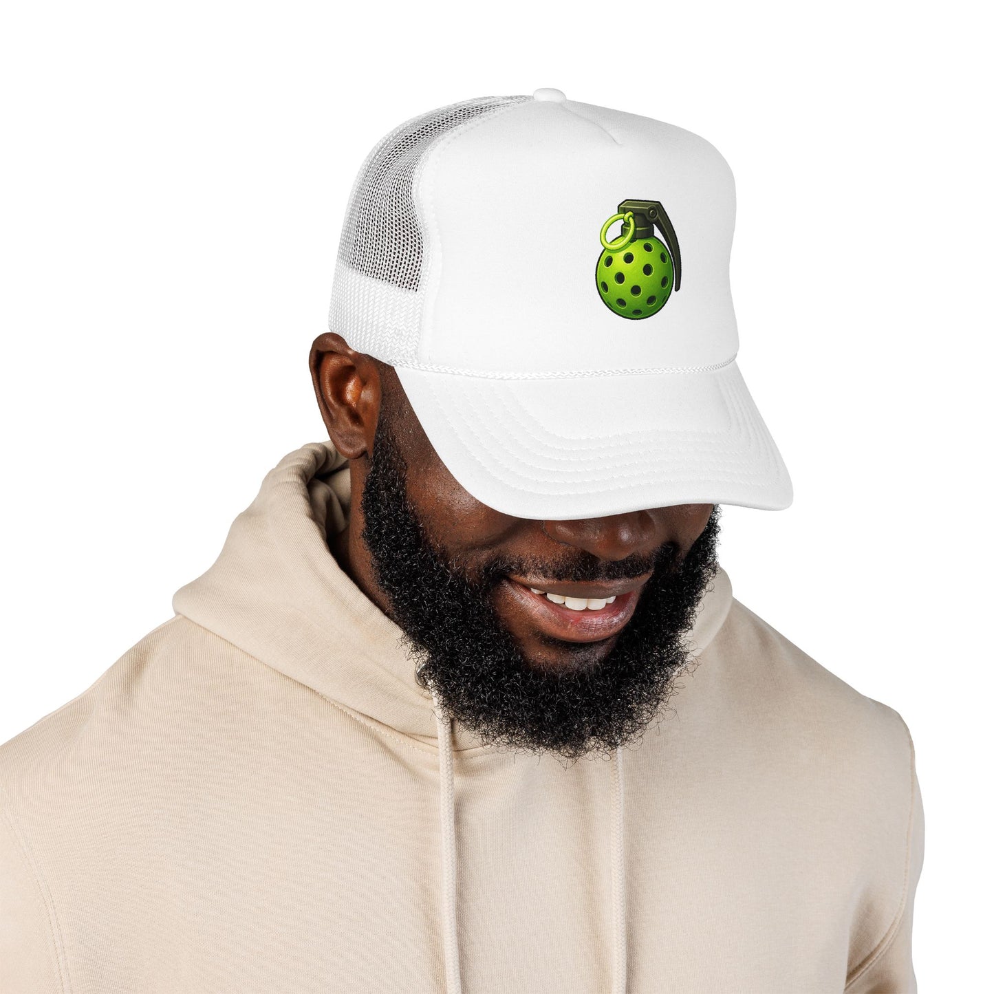 Pickleball Grenade Foam Trucker Hat