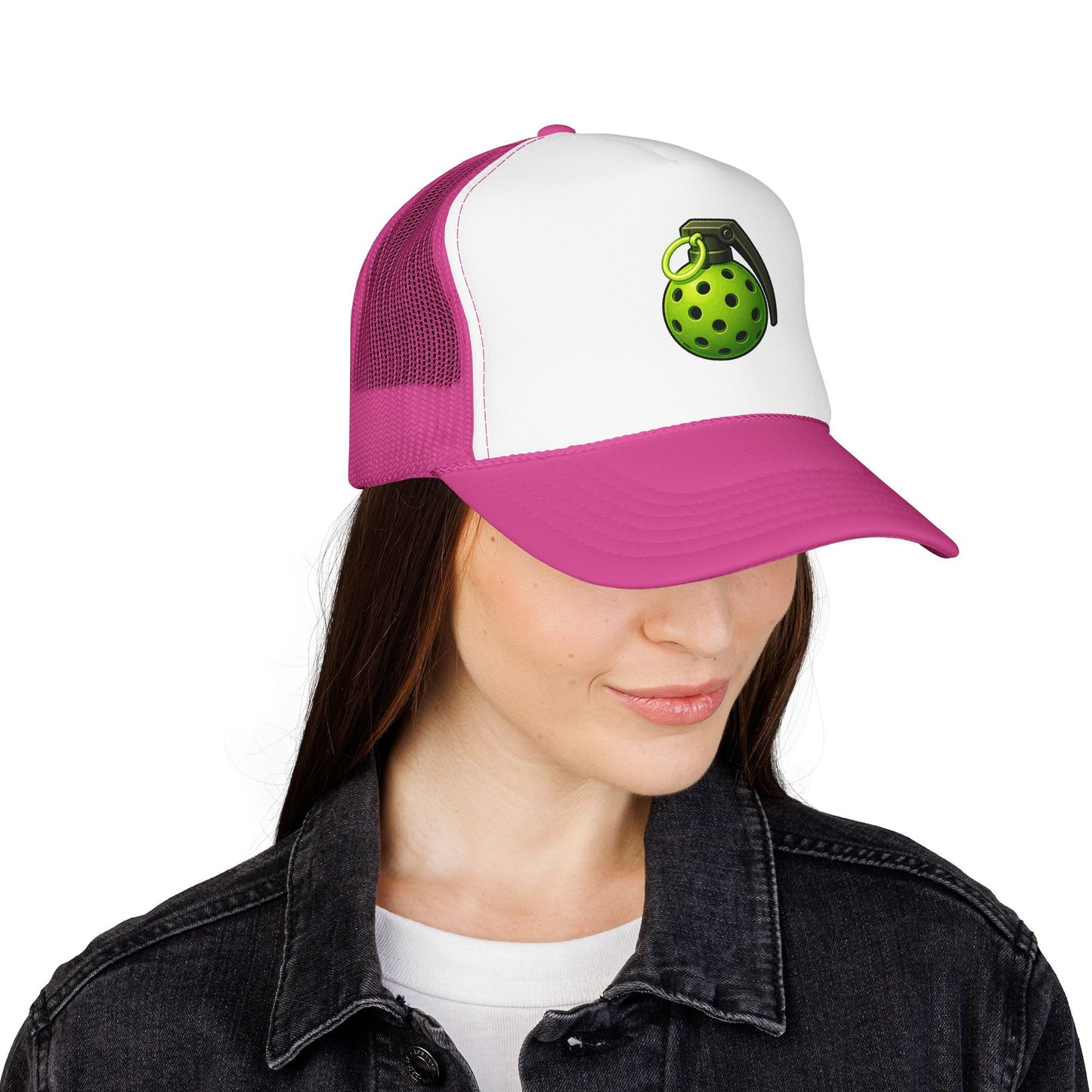 Pickleball Grenade Foam Trucker Hat