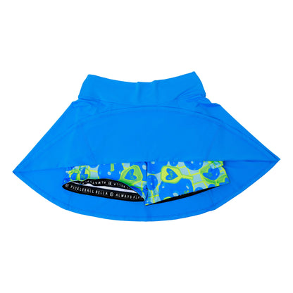 PB Aline Skort Electric Blue with Net Worth