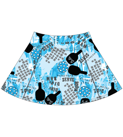 PB Aline Skort Graffiti 2