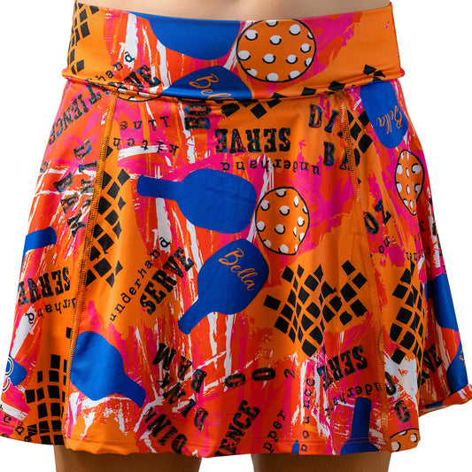 PB Aline Skort Graffiti 3
