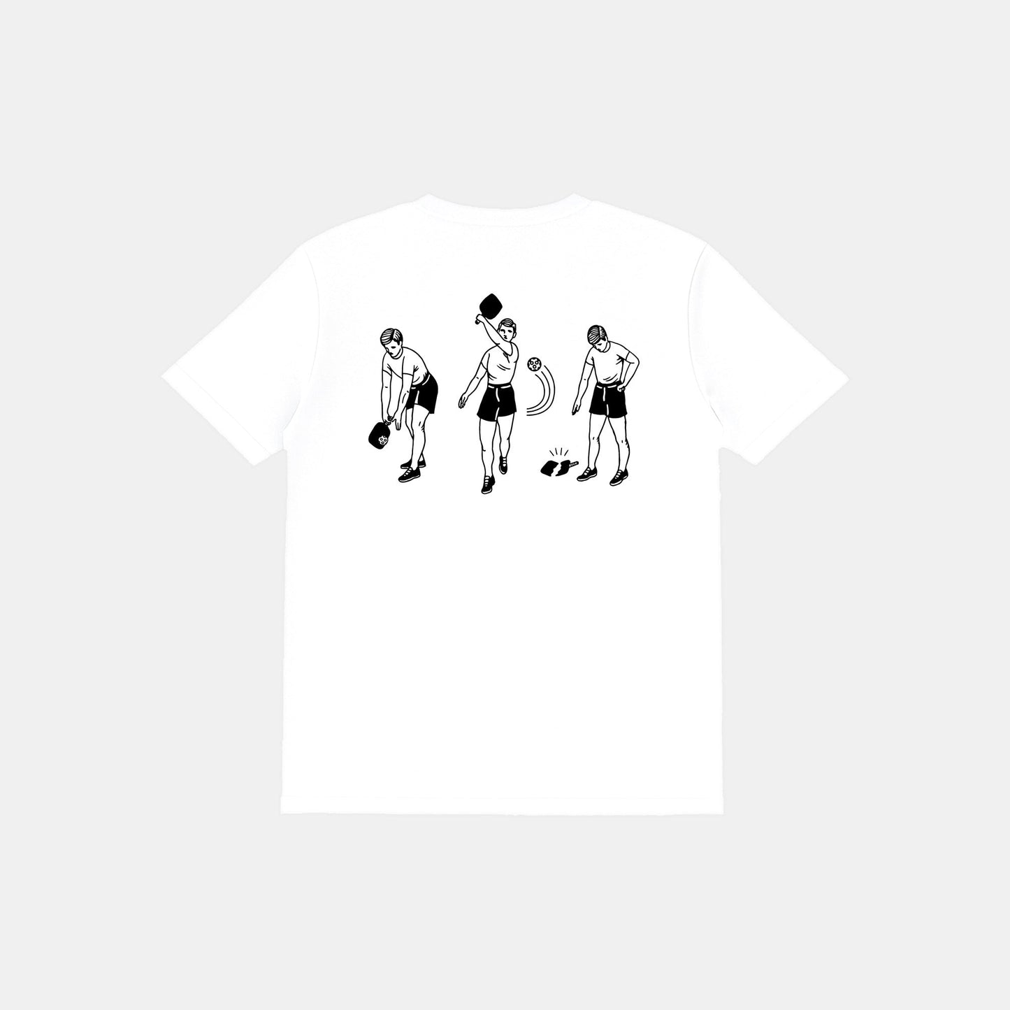 Retro Revival Broken Paddle Pickleball Tee