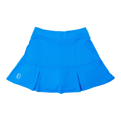 PB Drop Pleat Skort Electric Blue with Net Worth