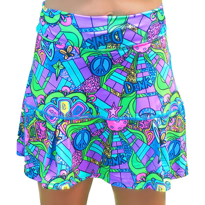 PB Drop Pleat Skort Groovy