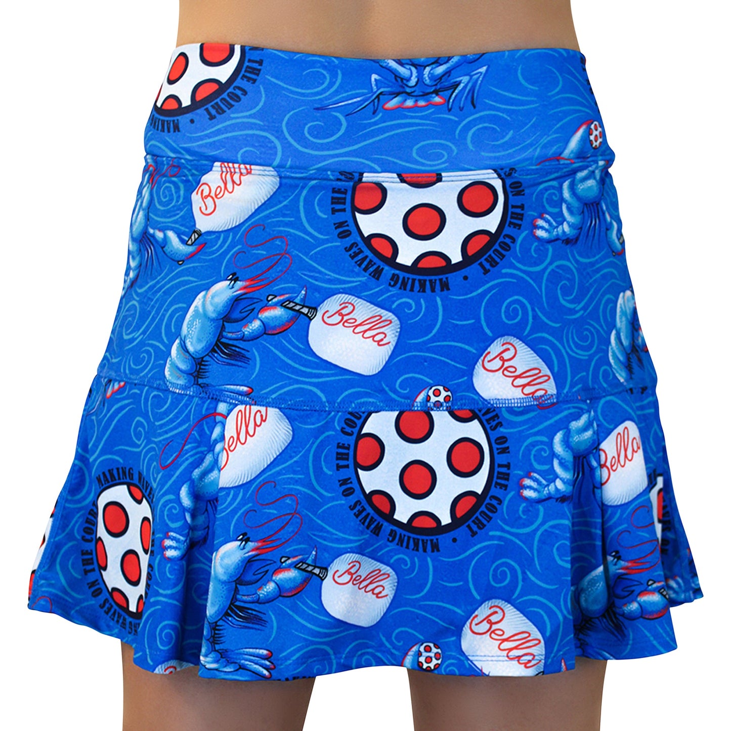 PB Drop Pleat Skort Lobster Monster