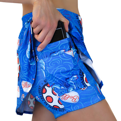 PB Drop Pleat Skort Lobster Monster