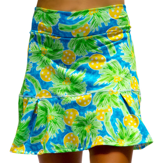 PB Drop Pleat Skort Palms 1