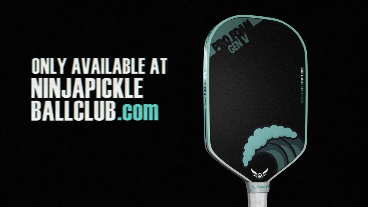 Ninja Green Gen V Foam Pickleball Paddle – T700 Carbon Fiber