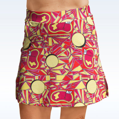 Pickleball Bella Angle Shot Straight Golf Skort