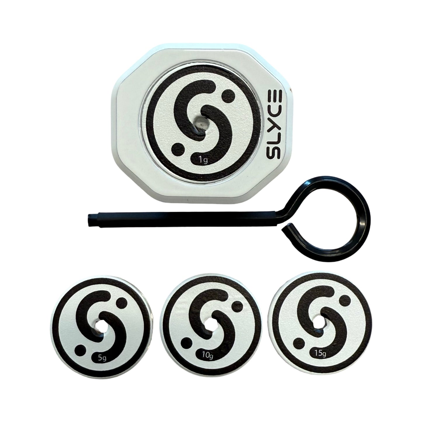 SLYCE Externally Adjustable Weighted SpeedCap (21g-36g) Paddle Performance Enhancer