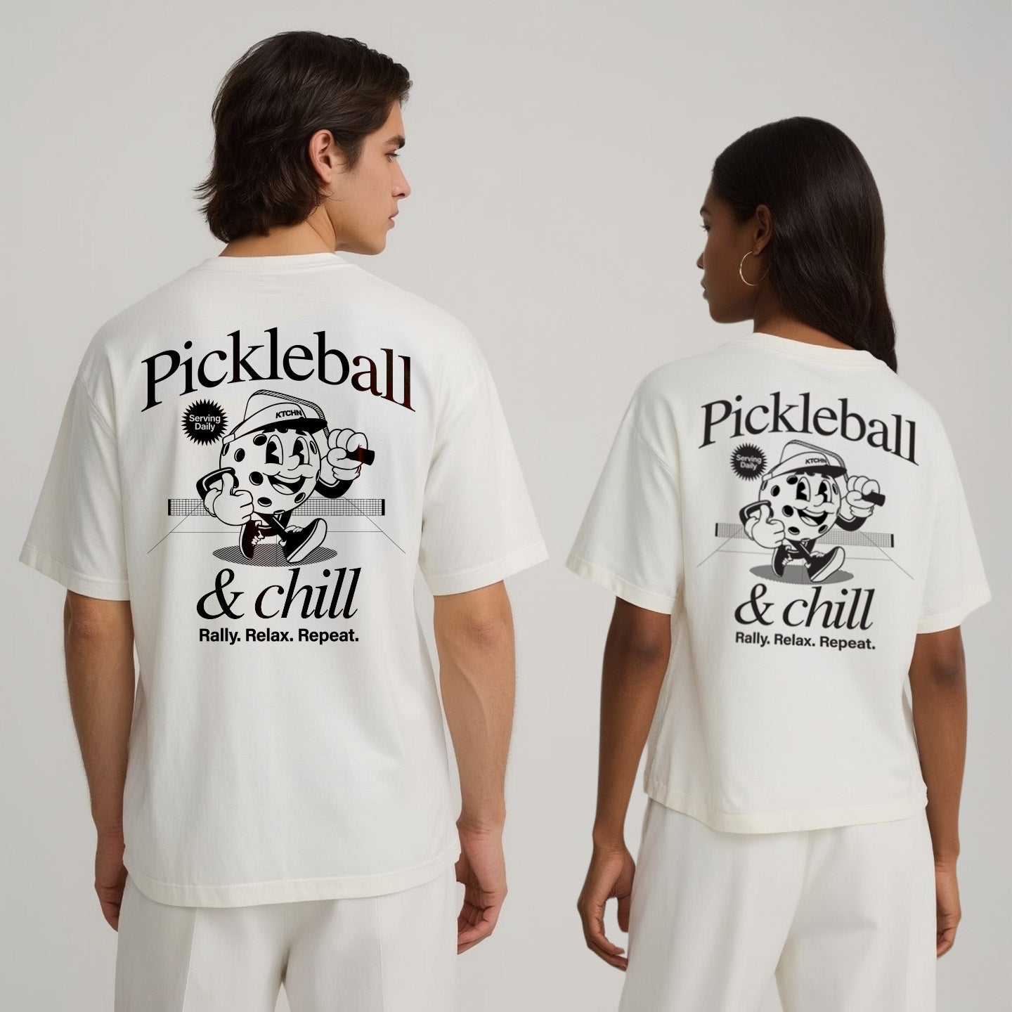 Pickleball & Chill Mascot Tee