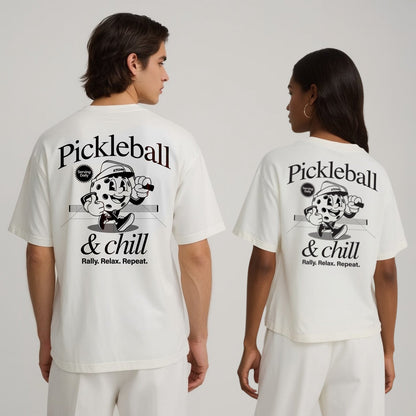 Pickleball & Chill Mascot Tee