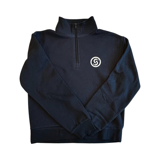 Women's Courtside Quarter-Zip Black