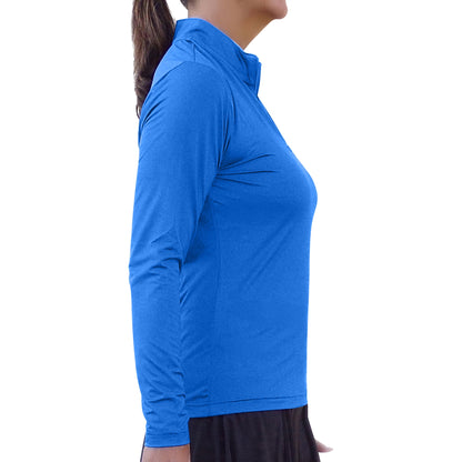 PB 1/4 Zip Long Sleeve Royal Blue