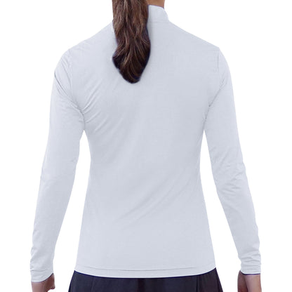 PB 1/4 Zip Long Sleeve Classic White