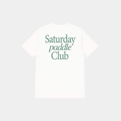 KTCHN Saturday Paddle Club Pickleball Tee (White)