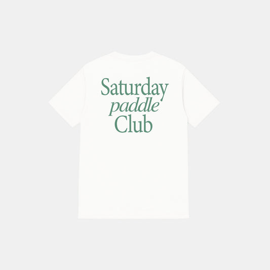 KTCHN Saturday Paddle Club Pickleball Tee (White)