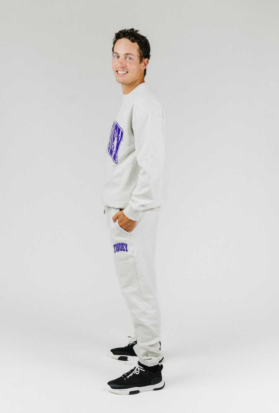 Twoey Grey Crewneck Sweatshirt