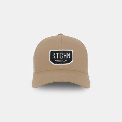 KTCHN Shield Patch Pickleball Hat (KHAKI)