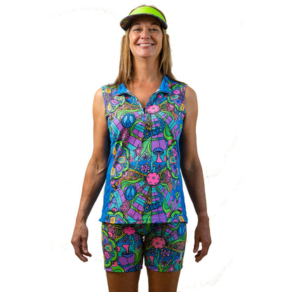 PB 1/4 Zip Sleeveless Groovy