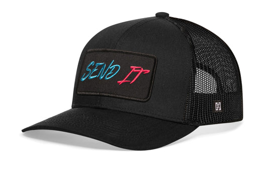 Send It Trucker Hat  |  Black  Snapback