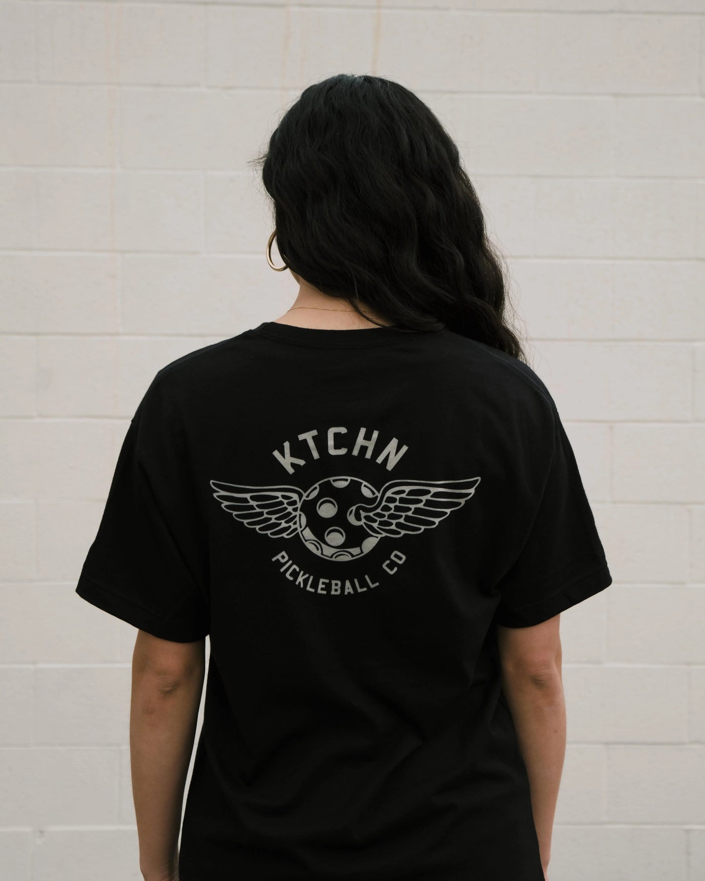 KTCHN Pickleball Co. Wing Pickleball Tee (Black)