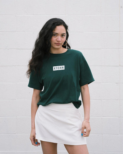 Retro Saturday Paddle Club Pickleball Tee (Dark Green)