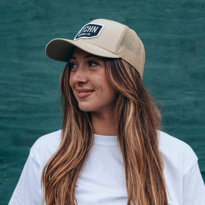 KTCHN Shield Patch Pickleball Hat (KHAKI)